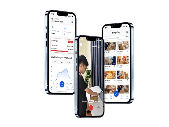 Ứng dụng CAMBOX quay & quản lý video đóng hàng trên điện thoại
